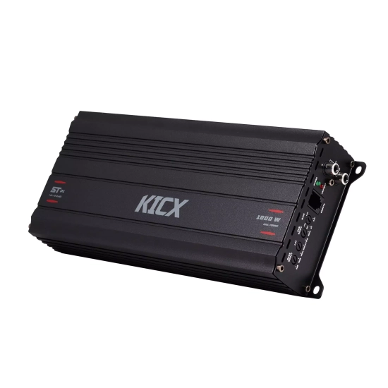 KICX ST D4 – Kompaktowy 4-kanałowy wzmacniacz klasy D do systemów Car Audio